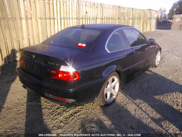 WBABD33474PL01792 - 2004 BMW 325 CI Dark Blue photo 4