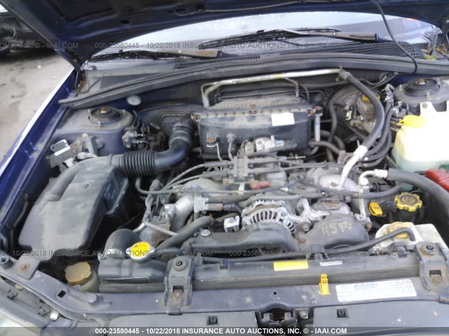 JF1SG65693H717982 - 2003 SUBARU FORESTER 2.5XS ლურჯი ფოტო 10