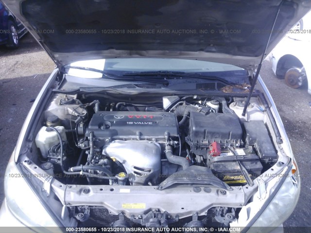 4T1BE32K76U729992 - 2006 TOYOTA CAMRY LE/XLE/SE GOLD photo 10