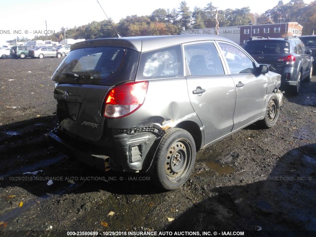 2T1KR32EX4C197845 - 2004 TOYOTA COROLLA MATRIX XR GRAY photo 4