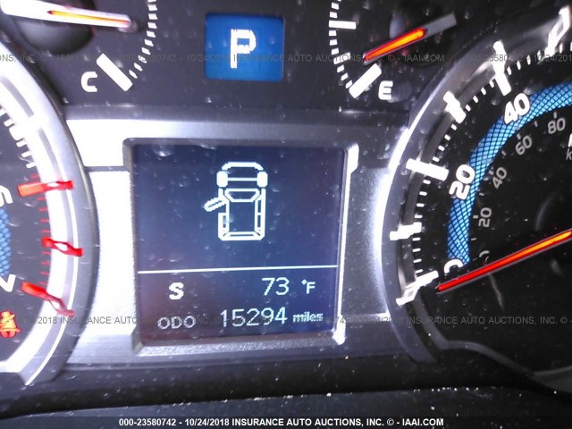 JTEBU5JR2G5293075 - 2016 TOYOTA 4RUNNER SR5 PREM/LTDL/TRAIL/TRD Srebrny zdjęcie 7