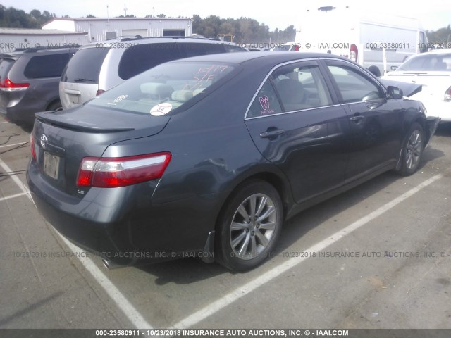 4T1BE46K29U817112 - 2009 TOYOTA CAMRY SE/LE/XLE GRAY photo 4