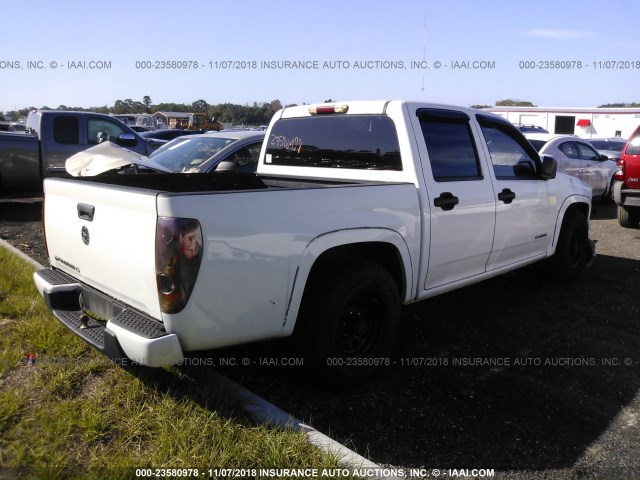 1GCCS136158212542 - 2005 CHEVROLET COLORADO WHITE photo 4