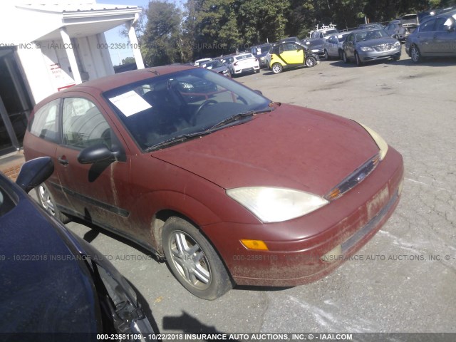 3FAFP31342R231864 - 2002 FORD FOCUS ZX3 RED photo 1