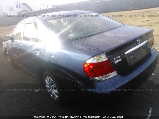 4T1BE30K86U115956 - 2006 TOYOTA CAMRY LE/XLE/SE BLUE photo 3