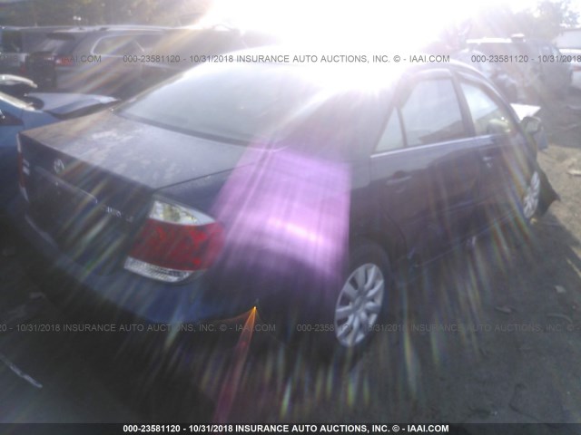 4T1BE30K86U115956 - 2006 TOYOTA CAMRY LE/XLE/SE BLUE photo 4