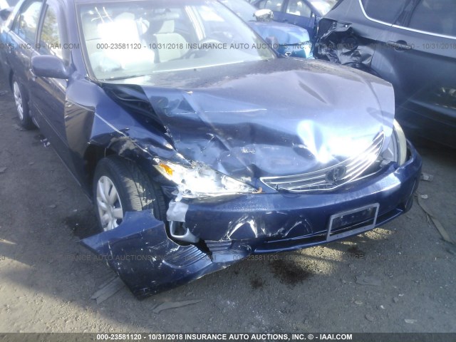 4T1BE30K86U115956 - 2006 TOYOTA CAMRY LE/XLE/SE BLUE photo 6