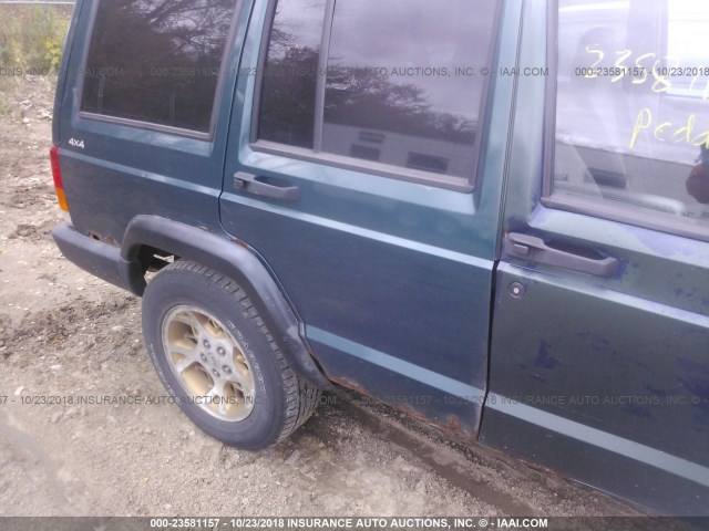 1J4FJ68S4WL139114 - 1998 JEEP CHEROKEE SPORT/CLASSIC მწვანე ფოტო 6