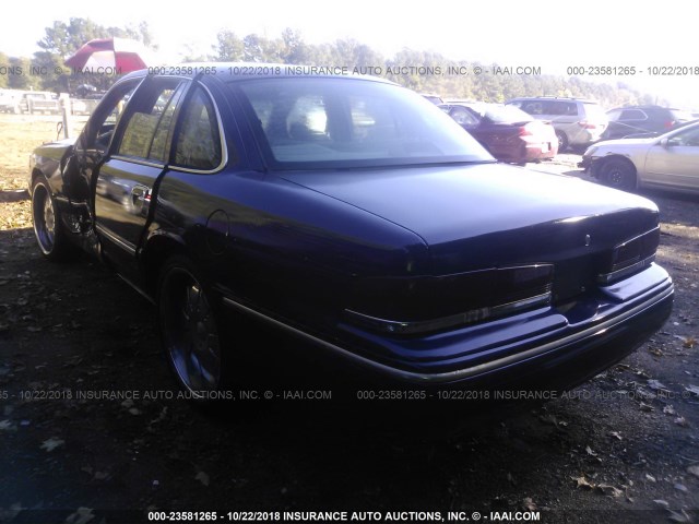 2FALP74W8VX107182 - 1997 FORD CROWN VICTORIA LX PURPLE photo 3