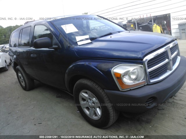 1D4HD38N35F526087 - 2005 DODGE DURANGO ST BLUE photo 1