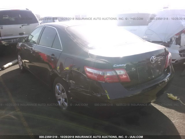 4T1BE46K87U025169 - 2007 TOYOTA CAMRY NEW GENERAT CE/LE/XLE/SE BLACK photo 3
