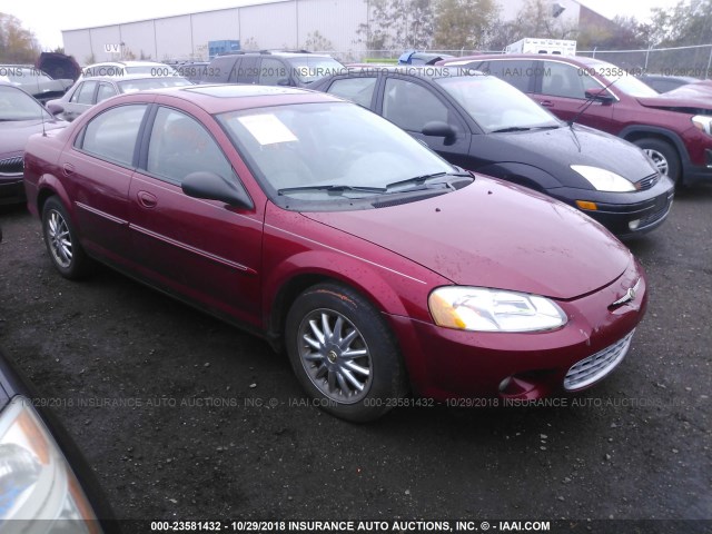 1C3EL56R42N240596 - 2002 CHRYSLER SEBRING LXI RED photo 1