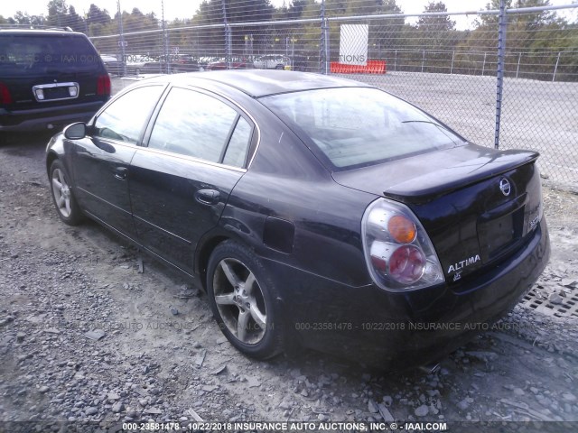 1N4BL11D35N451463 - 2005 NISSAN ALTIMA SE/SL/SE-R BLACK photo 3