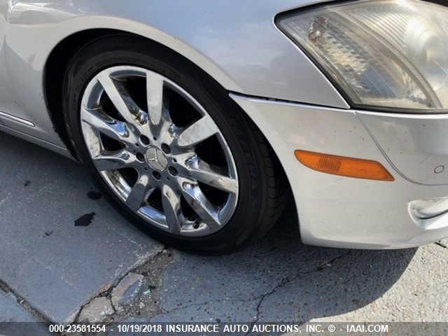 WDDNG71X57A052448 - 2007 MERCEDES-BENZ S 550 SILVER photo 6