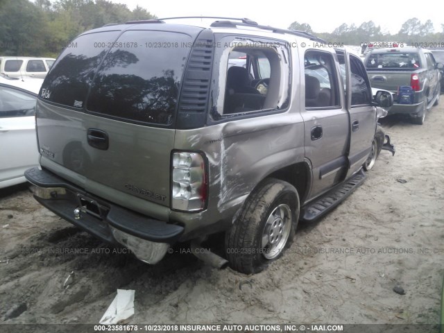 1GNEC13V63J102211 - 2003 CHEVROLET TAHOE C1500 TAN photo 4