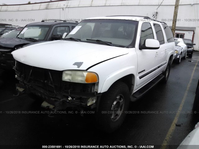 3GKFK16TX1G205046 - 2001 GMC YUKON XL K1500 WHITE photo 2