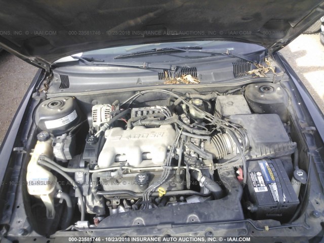 1G2NW12E73C321270 - 2003 PONTIAC GRAND AM GT BLACK photo 10