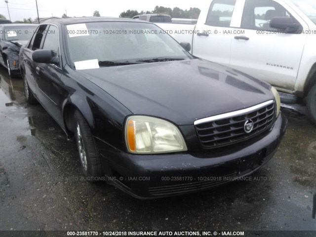 1G6KE54Y43U279539 - 2003 CADILLAC DEVILLE DHS BLACK photo 1