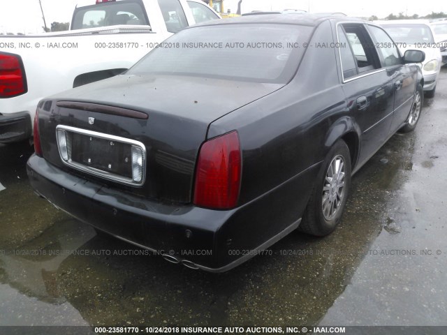 1G6KE54Y43U279539 - 2003 CADILLAC DEVILLE DHS BLACK photo 4