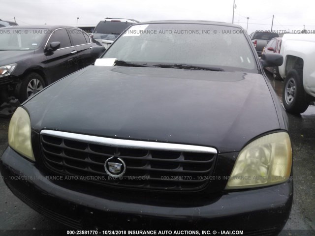 1G6KE54Y43U279539 - 2003 CADILLAC DEVILLE DHS BLACK photo 6