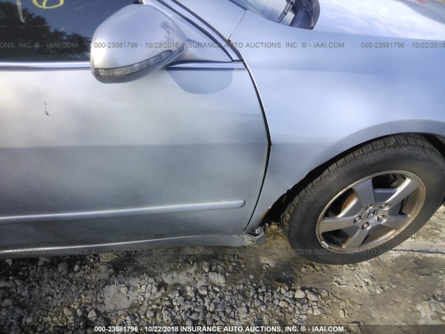 JHMCN36436C000445 - 2006 HONDA ACCORD HYBRID RED photo 6