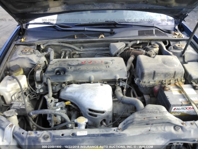 4T1BE32K46U134551 - 2006 TOYOTA CAMRY LE/XLE/SE BLUE photo 10