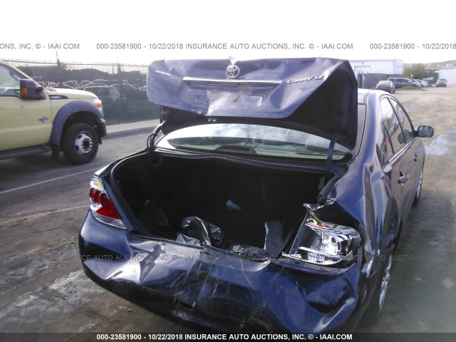 4T1BE32K46U134551 - 2006 TOYOTA CAMRY LE/XLE/SE BLUE photo 6