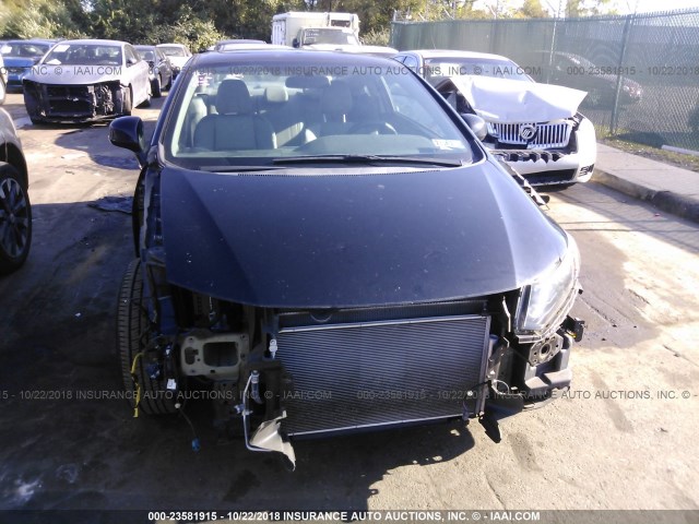 2HGFG3B19CH523239 - 2012 HONDA CIVIC EXL 黑色 照片 6