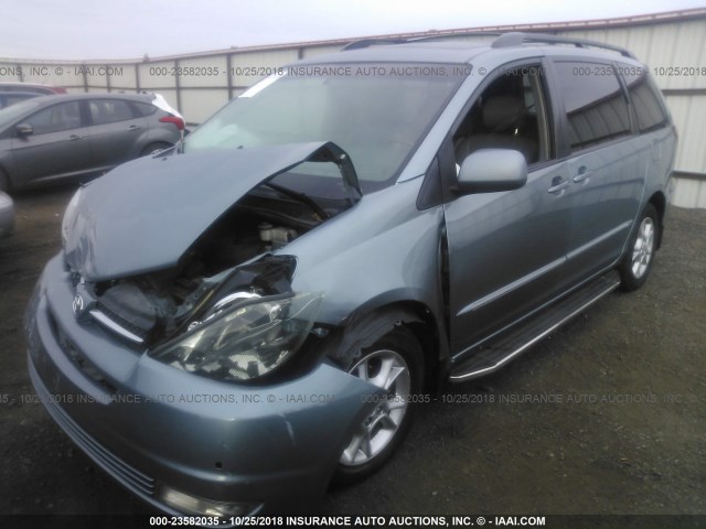 5TDBA22C84S025997 - 2004 TOYOTA SIENNA XLE/XLE LIMITED GRAY photo 2