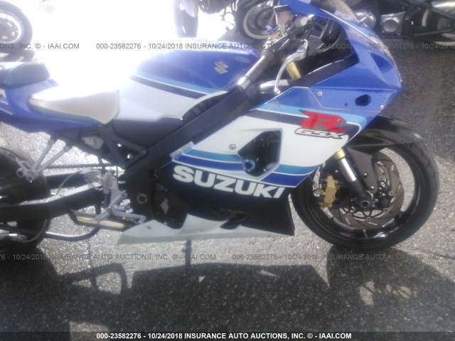 JS1GR7JAX52107292 - 2005 SUZUKI GSX-R750 K BLUE photo 8