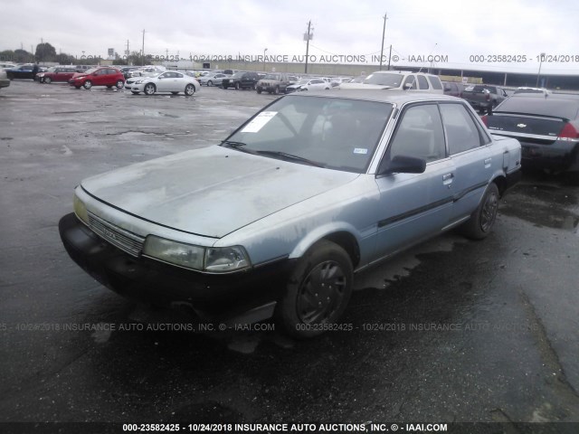 JT2SV21E9L3421887 - 1990 TOYOTA CAMRY DLX BLUE photo 2