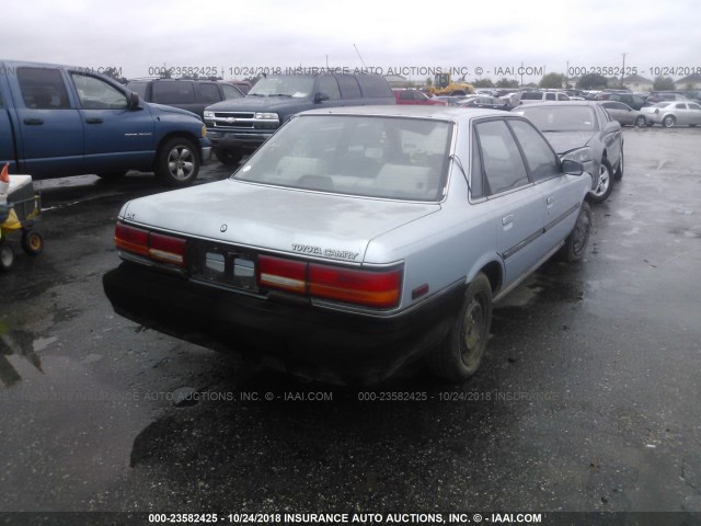 JT2SV21E9L3421887 - 1990 TOYOTA CAMRY DLX BLUE photo 4