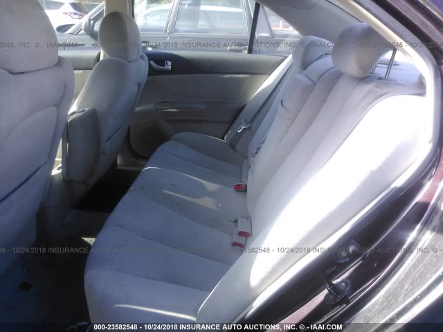 5NPEU46F16H058515 - 2006 HYUNDAI SONATA GLS/LX BURGUNDY photo 8