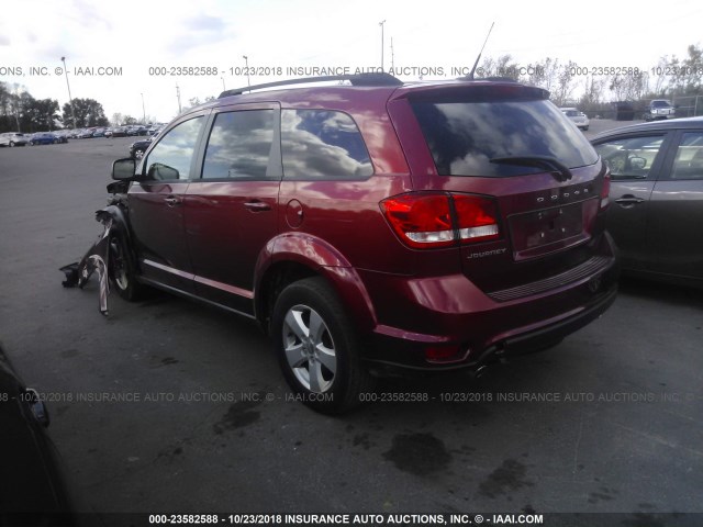 3D4PG1FG6BT534147 - 2011 DODGE JOURNEY MAINSTREET RED photo 3