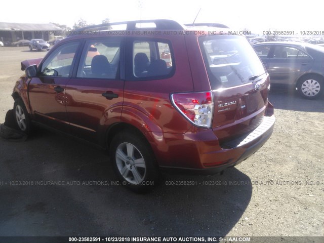 JF2SH6BC0AH804900 - 2010 SUBARU FORESTER XS Narıncı foto 3
