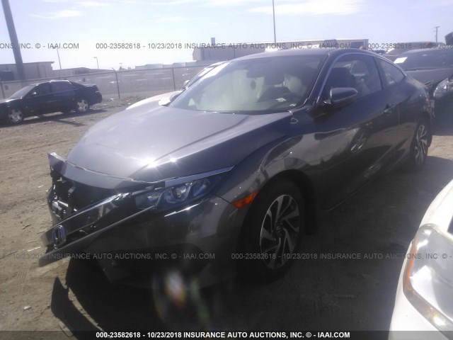 2HGFC4B08GH312239 - 2016 HONDA CIVIC LX GRAY photo 2