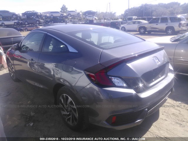 2HGFC4B08GH312239 - 2016 HONDA CIVIC LX GRAY photo 3