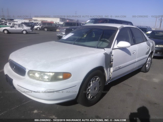 2G4WY52M0W1584988 - 1998 BUICK CENTURY LIMITED WHITE photo 2