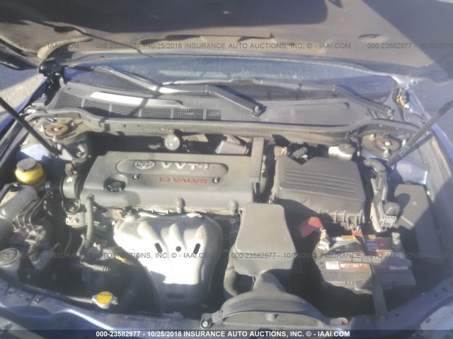 4T1BE46K07U168570 - 2007 TOYOTA CAMRY NEW GENERAT CE/LE/XLE/SE BLUE photo 10