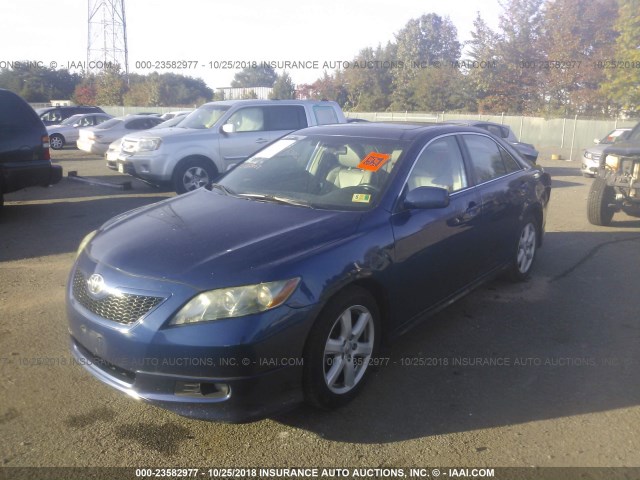 4T1BE46K07U168570 - 2007 TOYOTA CAMRY NEW GENERAT CE/LE/XLE/SE BLUE photo 2