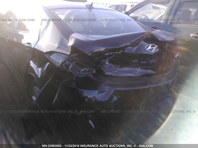 KMHDH4AE1DU586584 - 2013 HYUNDAI ELANTRA GLS/LIMITED BLACK photo 6