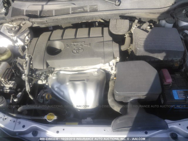 4T4BF3EK6BR164790 - 2011 TOYOTA CAMRY SE/LE/XLE ვერცხლისფერი ფოტო 10