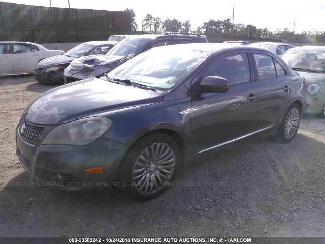 JS2RF9A51A6100102 - 2010 SUZUKI KIZASHI GTS GRAY photo 2