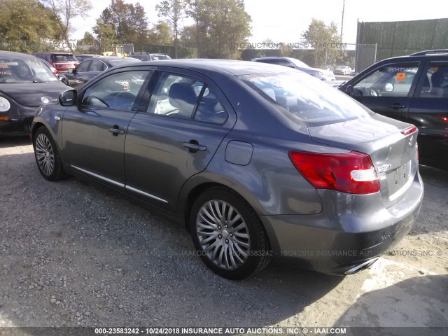 JS2RF9A51A6100102 - 2010 SUZUKI KIZASHI GTS GRAY photo 3