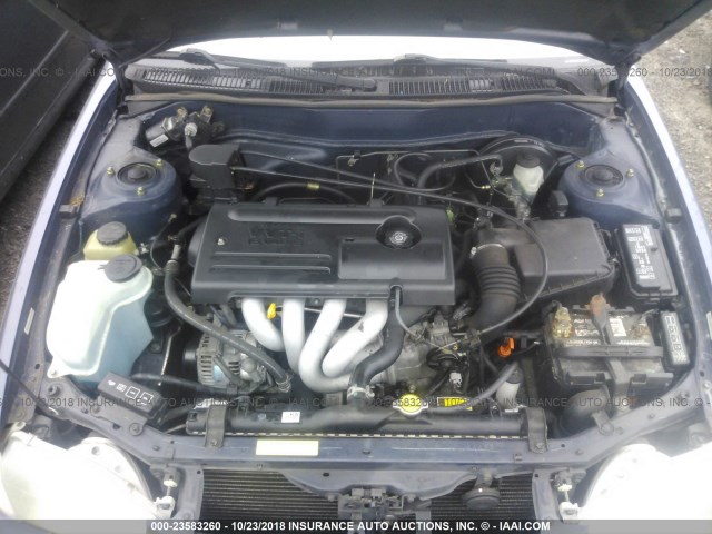 1NXBR12E5YZ335025 - 2000 TOYOTA COROLLA VE/CE/LE 蓝色 照片 10