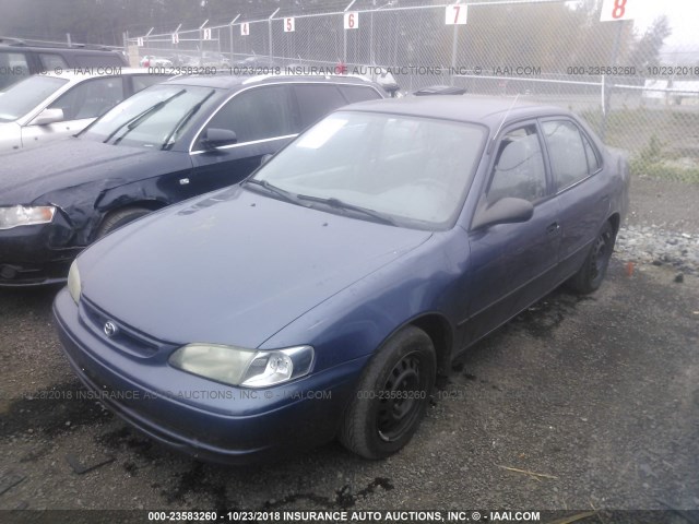 1NXBR12E5YZ335025 - 2000 TOYOTA COROLLA VE/CE/LE 蓝色 照片 2