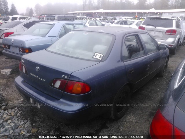 1NXBR12E5YZ335025 - 2000 TOYOTA COROLLA VE/CE/LE 蓝色 照片 4