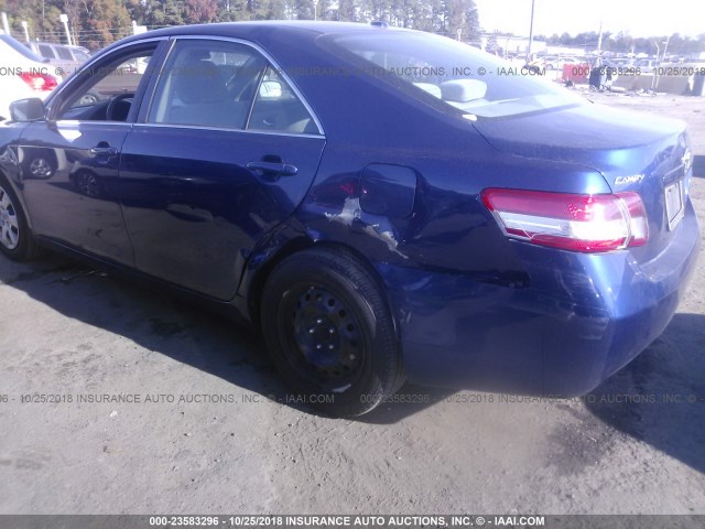 4T1BF3EKXAU542408 - 2010 TOYOTA CAMRY SE/LE/XLE BLUE photo 6