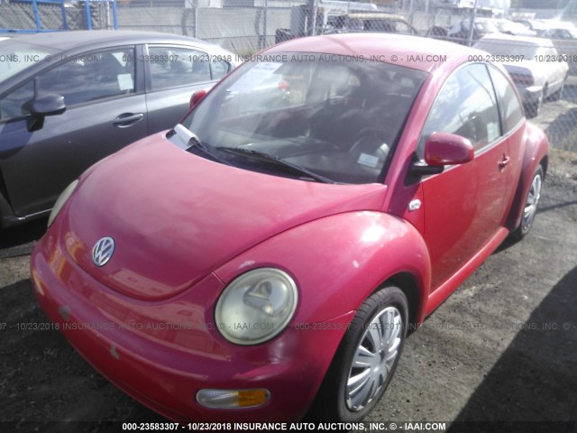 3VWBC21CXYM479909 - 2000 VOLKSWAGEN NEW BEETLE GL 红色 照片 2