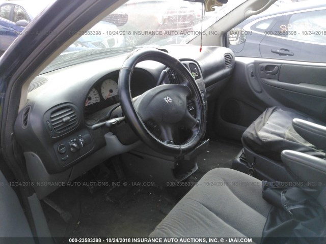 2D4GP44L85R205071 - 2005 DODGE GRAND CARAVAN SXT 蓝色 照片 5